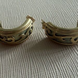 Elegant Gold Hoop Earrings